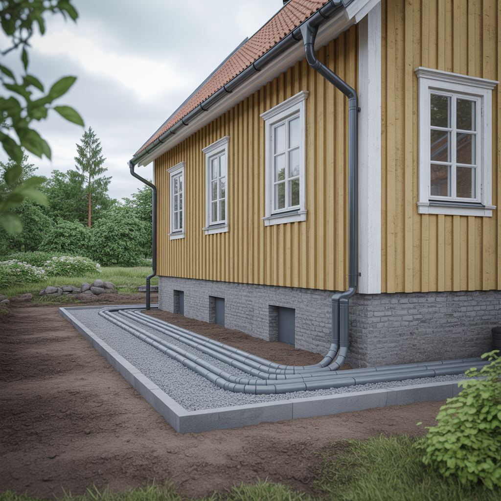 12.Sa forbattrar du draneringen runt en aldre fastighet