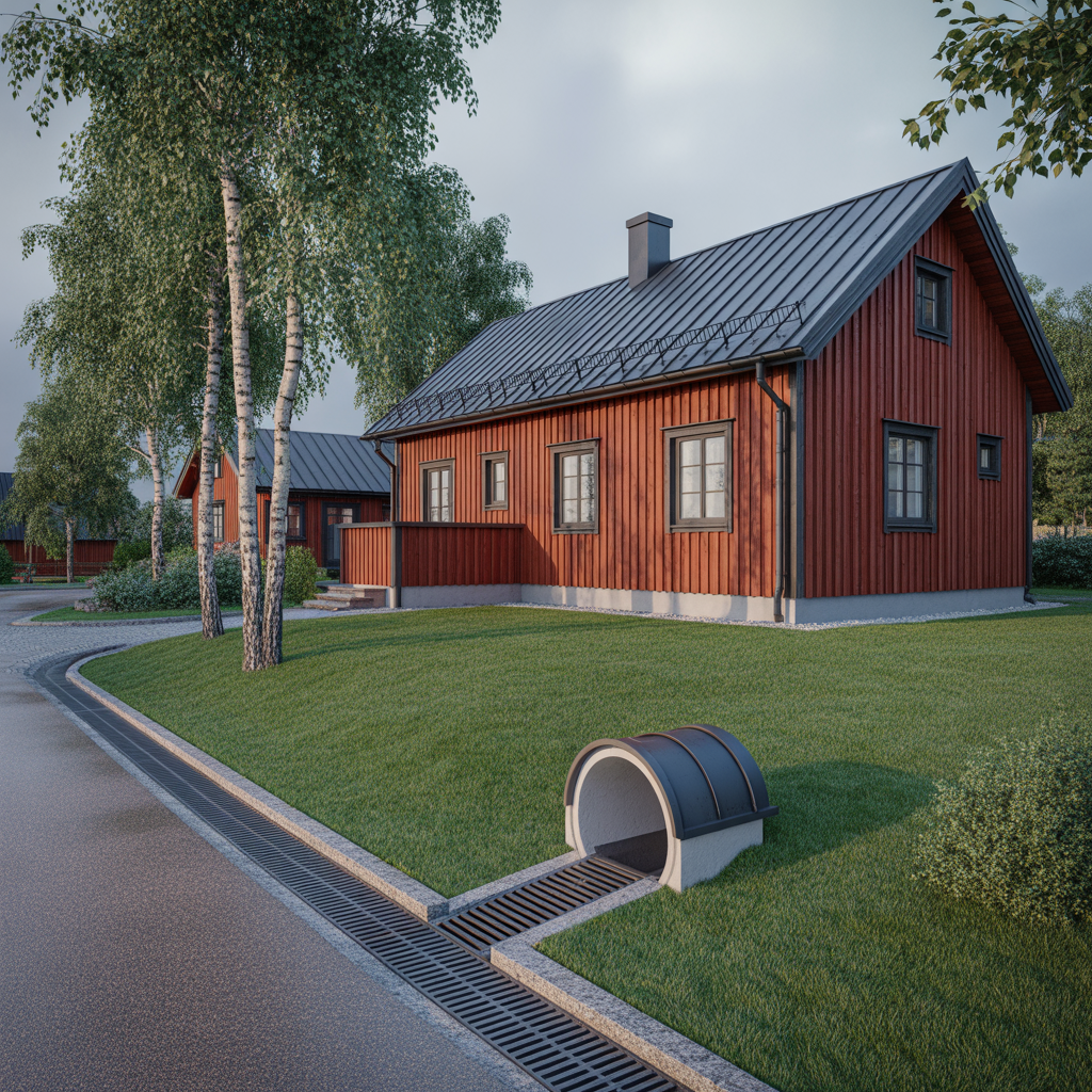 dagvattenhantering pa tomten guide till fall ror och brunnar