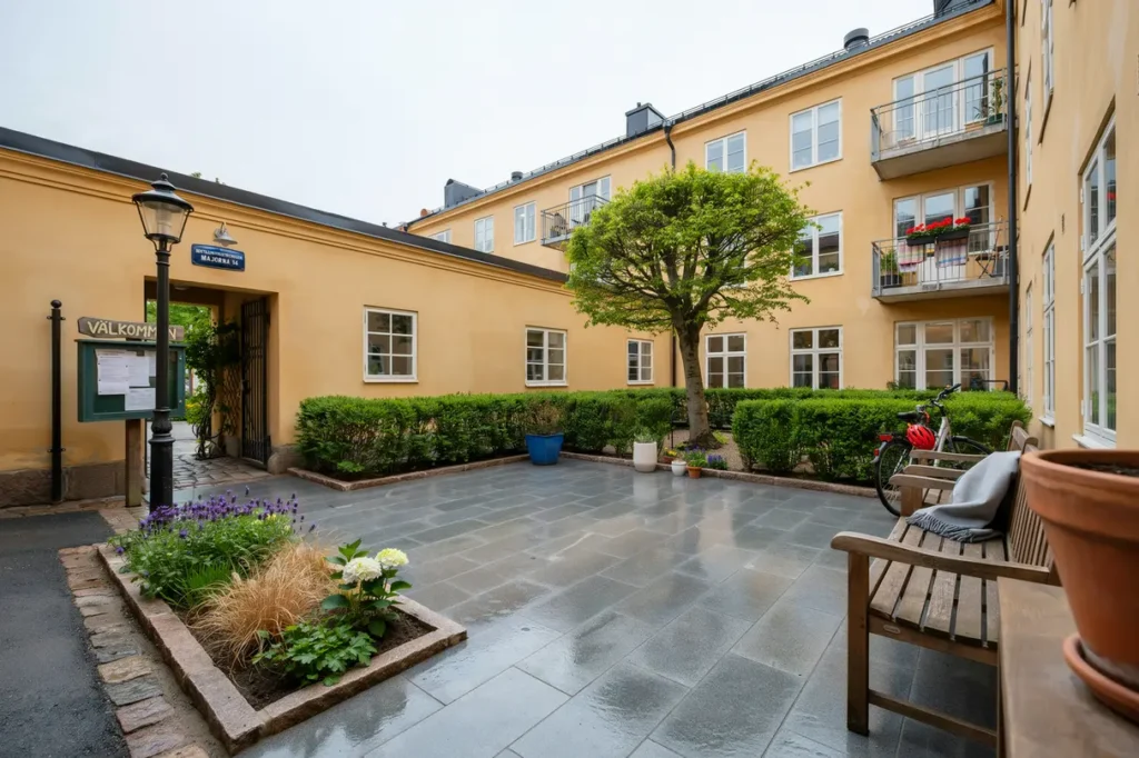 markarbeten f r g rdsrenovering vid bostadsr ttsf rening i majorna