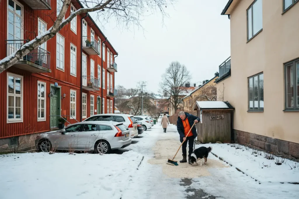 vinterunderh ll med sn r jning plogning och halkbek mpning i haga g teborg