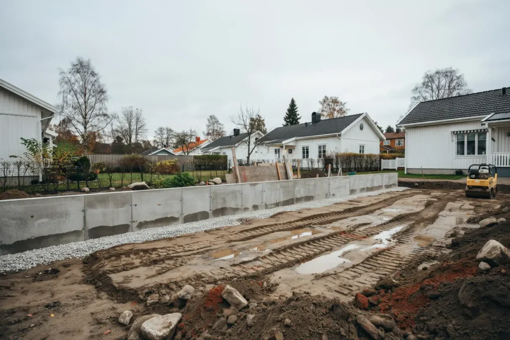 terfyllnad runt husgrund material packning och misstag som kan orsaka framtida s ttningar